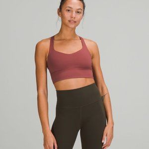 NWT Lululemon Smoky Rd Free to Be Wild Long Line Bra - Size 8